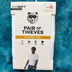 Pair of Thieves White Classic Tee Men's Undershirt Size XL